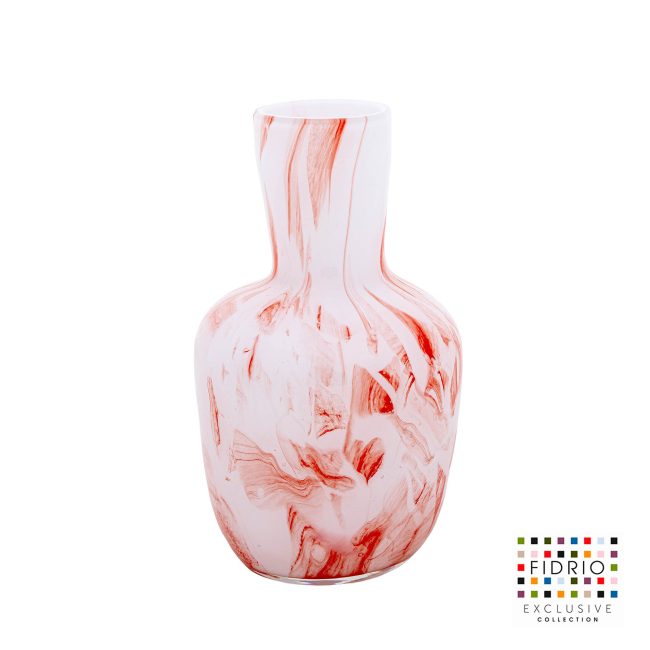 VASE FLORA H22 ROSEA