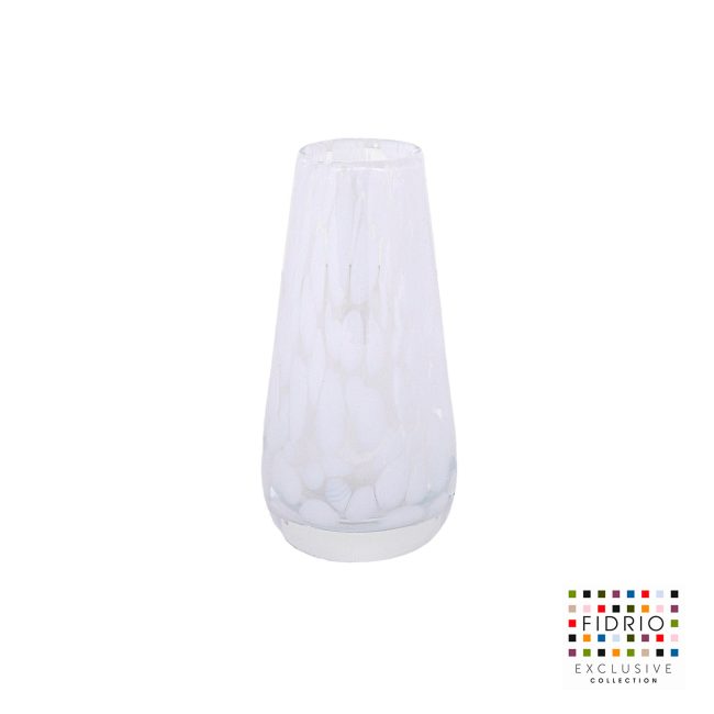 VASE GLORIOSA H15 WHITE GRANULAT
