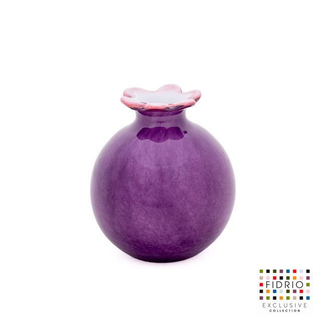 BOLVASE BLOOM D11 PURPLE TOP PINK