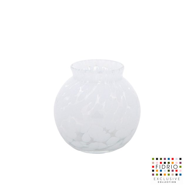 VASE CONVESSO D11 WHITE GRANULAT