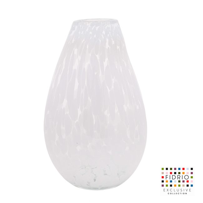 VASE ORGANIC H40 WHITE GRANULAT