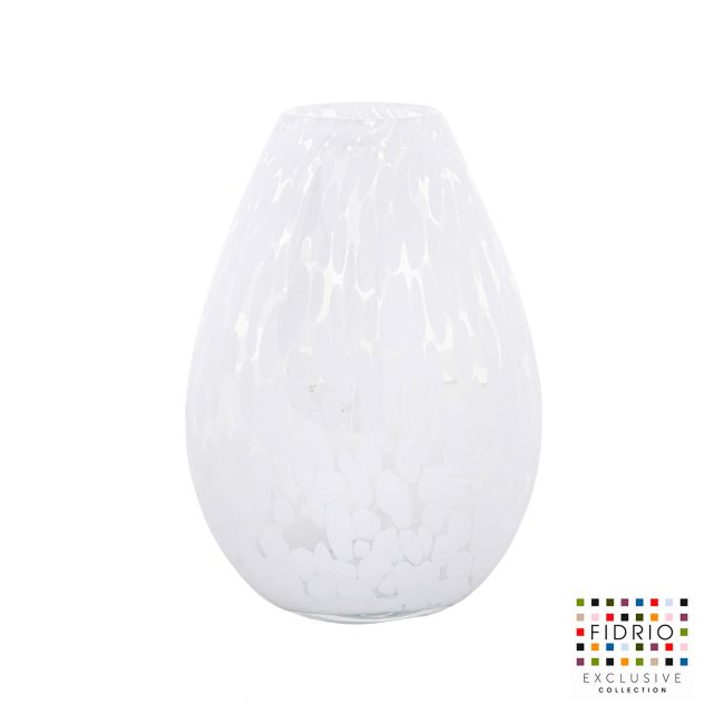 VASE ORGANIC H30 WHITE GRANULAT