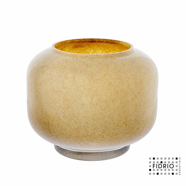VASE GLAMOUR H23 D30 SAND