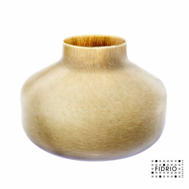 VASE CLIFF H25 D35 SAND