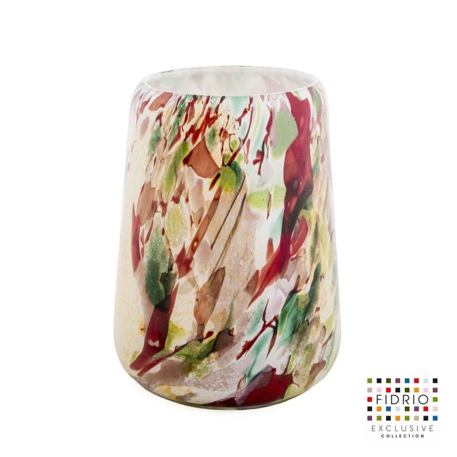 VASE DUBAI H28,5 MIXED COLOURS