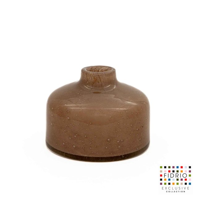 VASE VALENTINA H11,5 D15 CHOCO