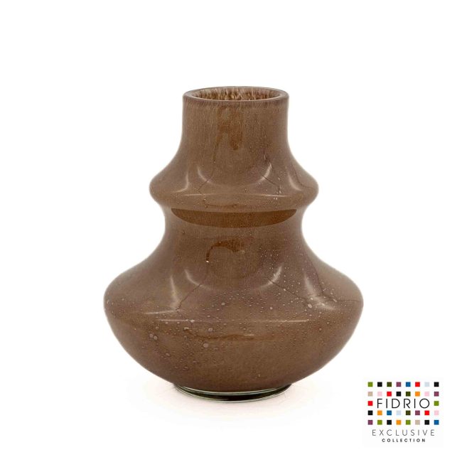 VASE BELLA H25 D22 CHOCO