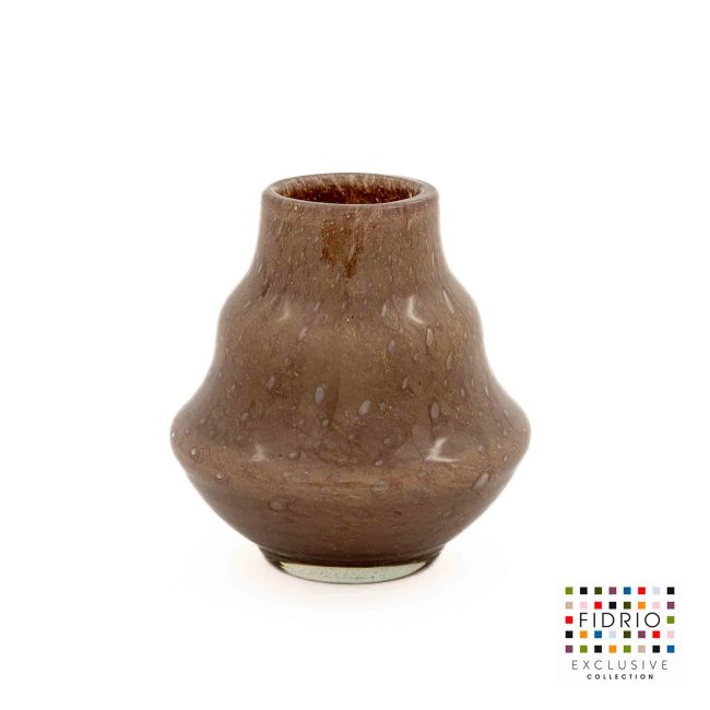 VASE BELLA H17 D15,5 CHOCO